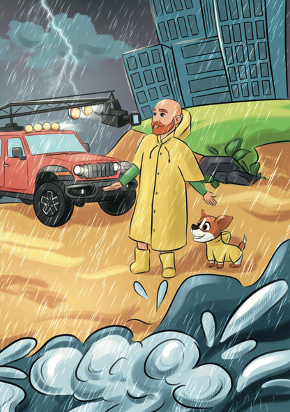 Storm Chasing: Cane The Weather Dog